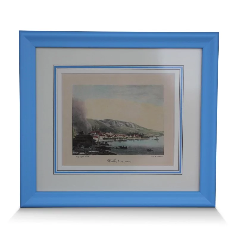 Ein Werk \"Rolle (Genfersee) signiert Frey nach Dubois und Lemercier - Moinat - Gravüren